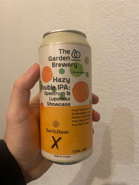 Hazy Double IPA Spectrum & Lupomax Showcase 7.5%, The Garden Brewery, Croatia
