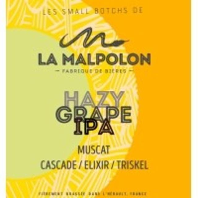Hazy Grape IPA Muscat, Brasserie La Malpolon