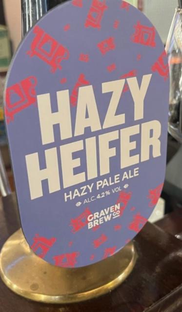 Hazy heifer, Craven Brew Co