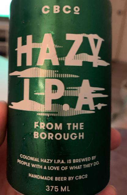 Hazy I.P.A. From the Borough 6.7%, Colonial Brewing Co, Australia