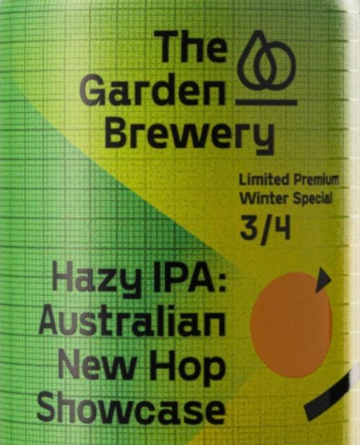 Hazy IPA - Australian New Hop Showcase - Limited premium winter special 6.0%, The Garden Brewery, Croatia