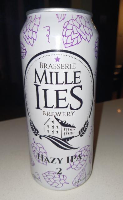 Hazy IPA 2 6.5%, Brasserie Mille Iles, Canada