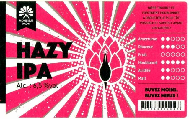 Monsieur Paon Hazy IPA, Monsieur Paon