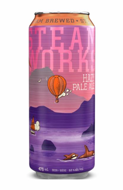 Hazy Pale Ale 5.0%, Steamworks Brewing Company, Canada