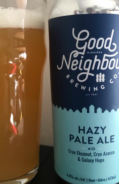 Hazy Pale Ale 4.8%, Good Neighbour Brewing Co., Canada