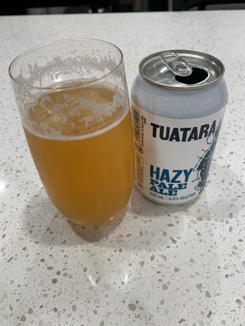 Hazy Pale Ale 5.5%, Tuatara Brewery (Heineken), New Zealand