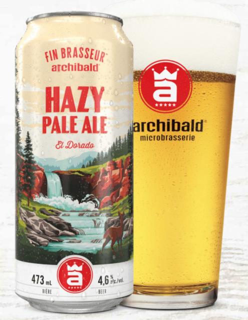 Hazy Pale Ale 4.8%, Microbrasserie Archibald (AB InBev), Canada