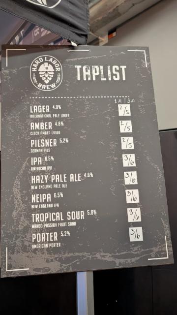 Hazy Pale Ale, Hard labor brew