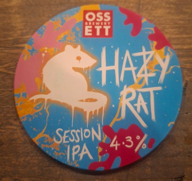 hazy rat 4.3%, Ossett Brewery, England