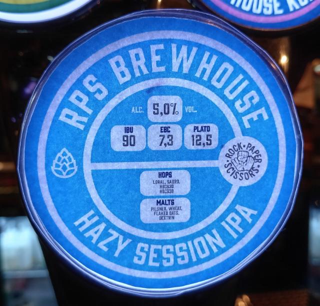 Hazy Session IPA 5.0%, RPS Brewhouse, Finland