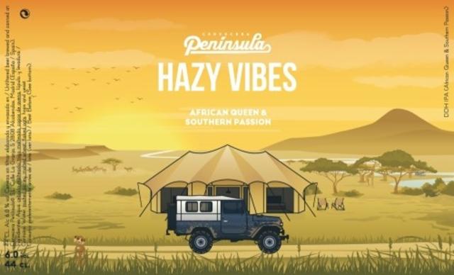 Hazy Vibes: African Queen & Southern Passion 6.0%, Cervecera Península, Spain