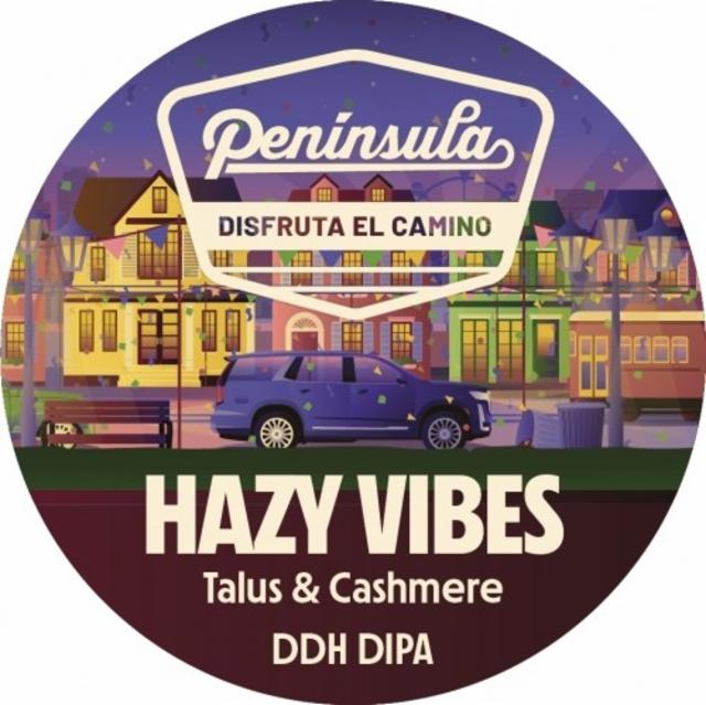 Hazy Vibes: Talus & Cashmere 8.0%, Cervecera Península, Spain