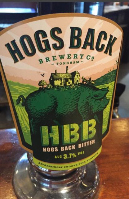 HBB (Hogs Back Bitter) 3.7%, Hogs Back Brewery, England