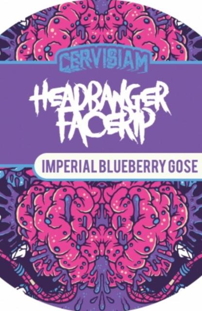 Headbanger Facerip 2.0: Blueberry Sour Explosion 6.5%, Cervisiam, Norway