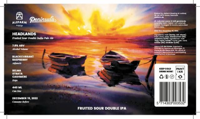 Headlands 7.8%, Cervecera Península, Spain