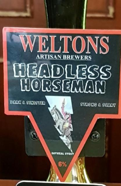 Headless Horseman 6.0%, Weltons Brewery Ltd, England