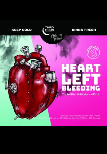 Heart Left Bleeding 9.5%, Third Moon Brewing Company, Canada