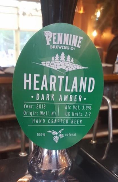 Heartland 3.9%, Pennine Brewing Co., England