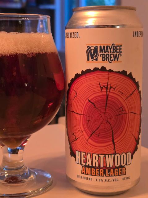 Heartwood Amber Lager 4.5%, Maybee Brewing, Canada