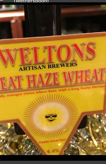 Heat Haze Wheat 4.4%, Weltons Brewery Ltd, England