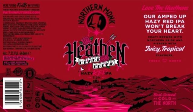 Heathen Heart Break 7.2%, Northern Monk Brew Co., England