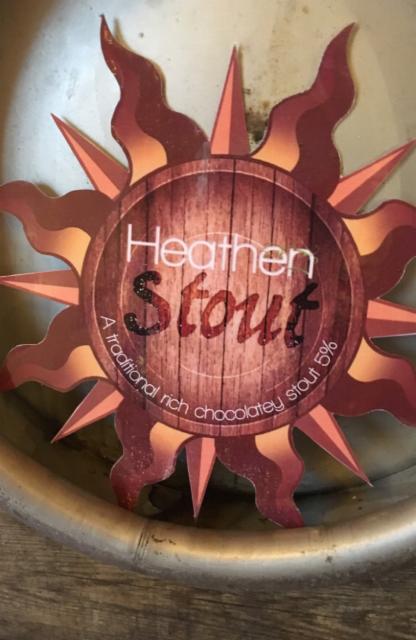 Heathen Stout 5.0%, Heathen Brewers Partnership, England