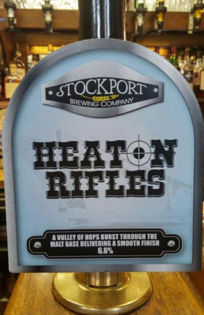 Heaton Rifles 6.6%, Stockport Brewing Company, England