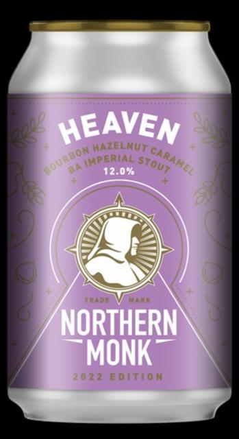 Heaven // Bourbon Hazelnut Caramel BA Imperial Stout (2022) 12.0%, Northern Monk Brew Co., England