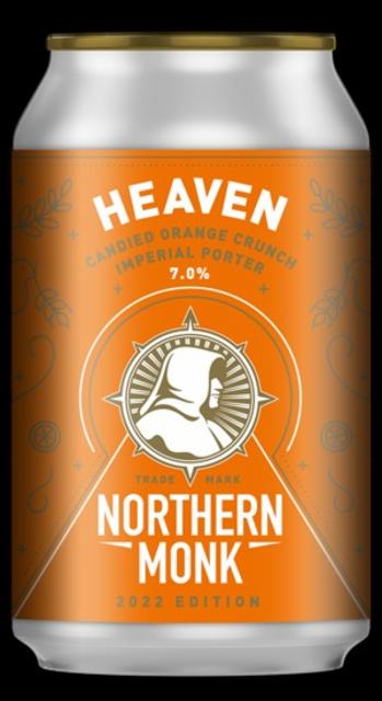 Heaven // Candied Orange Crunch Imperial Porter 7.0%, Northern Monk Brew Co., England