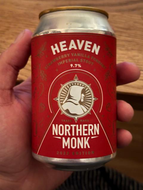 Heaven // Strawberry Vanilla Fondant Imperial Stout (2022) 9.7%, Northern Monk Brew Co., England