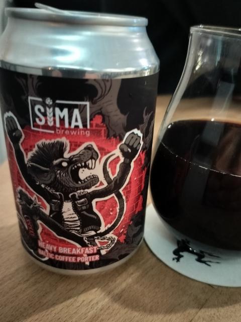 heavy breakfast baltic coffee porter 8.2%, SIMA Brewing, Hungary