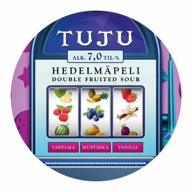 Hedelmäpeli - Mustikka, Vadelma, Vanilja 7.0%, Panimoyhtiö Tuju, Finland