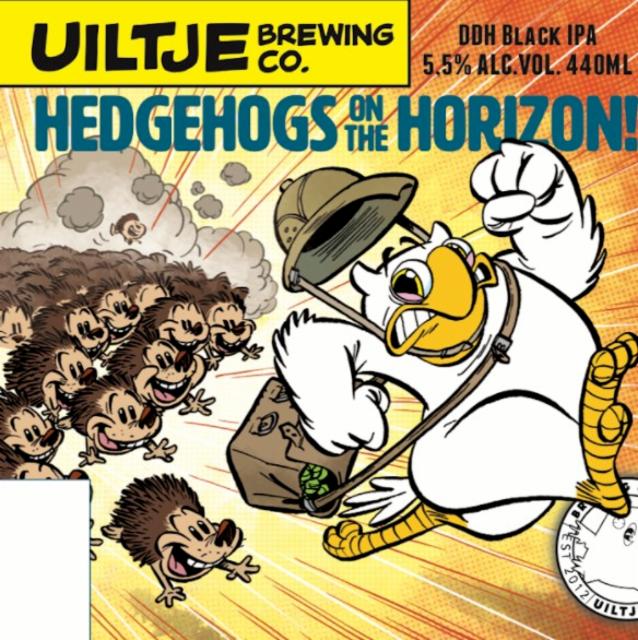 Hedgehogs On The Horizon! 5.5%, Uiltje Brewing Co, Netherlands