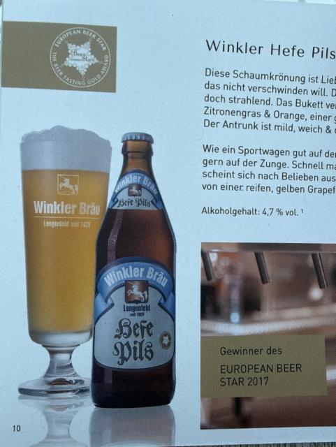 Hefe Pils, Winkler Bräu