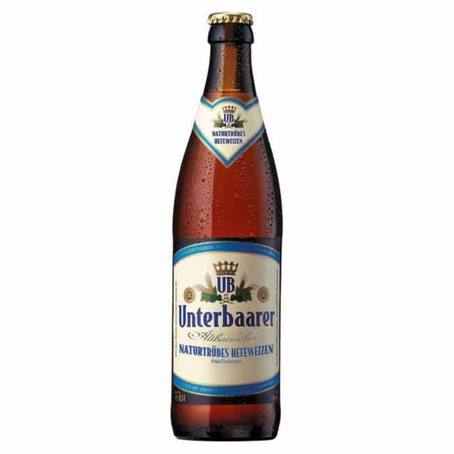 Hefe Weizen 5.5%, Schloßbrauerei Unterbaar, Germany