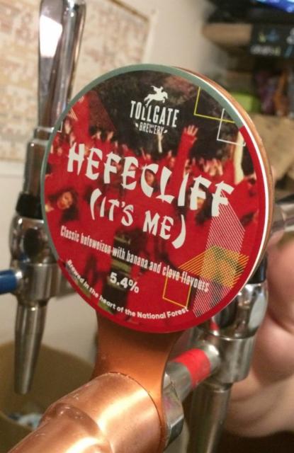 Hefecliff (It's Me) 5.4%, Tollgate Brewery Ltd, England