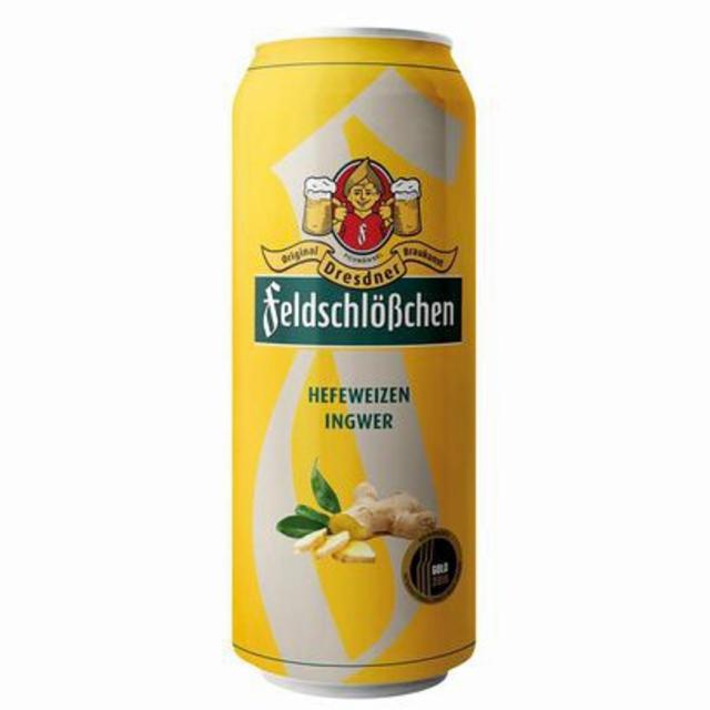 Hefeweizen Ingwer 4.7%, Feldschlößchen Dresden (TCB Beverages), Germany