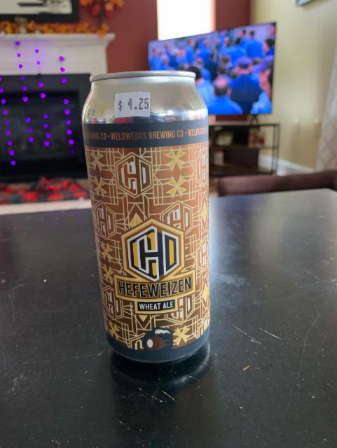 Hefeweizen Wheat Ale 5.5%, WeldWerks Brewing Co, United States