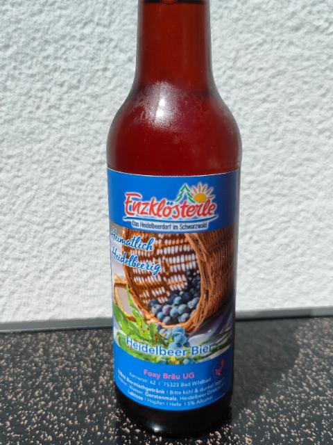 Heidelbeer Bier 5.0%, Foxy Bräu, Germany