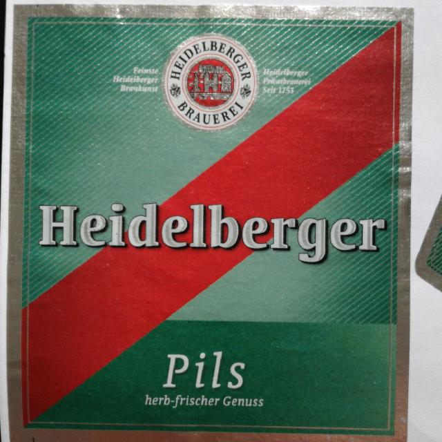 Heidelberger Pils 4.7%, Heidelberger Brauerei (Welde), Germany