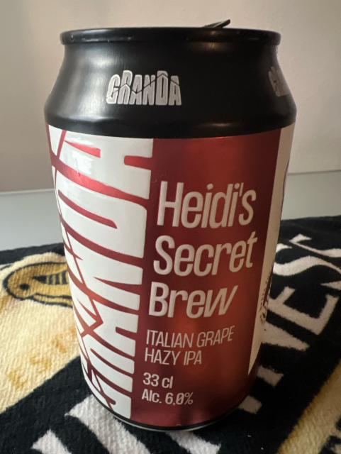Heidi&#39;s secret brew 6.0%, Birrificio Della Granda, Italy