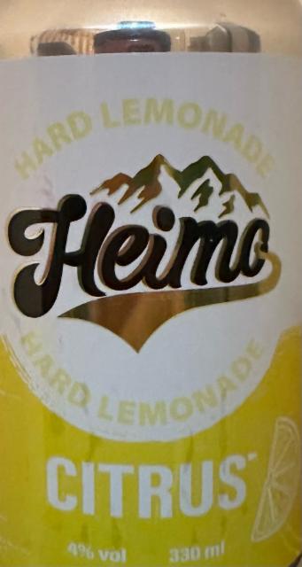 Heimo Hard Lemonade Citrus, Ohakune Oy