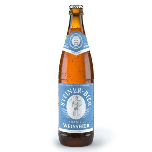 Steiner Helles Bio Weissbier 4.9%, Schlossbrauerei Stein, Germany