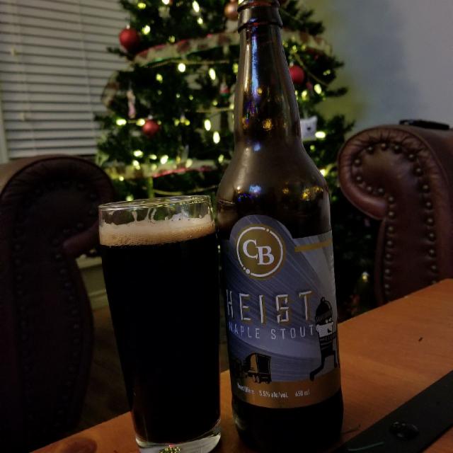 Heist Maple Stout 5.5%, Cannery Brewing Company, Canada