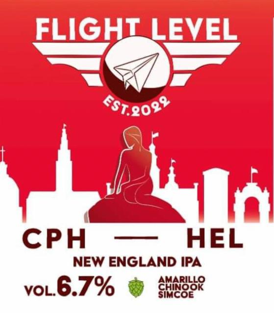 CPH–HEL New England IPA 6.7%, Flight Level Brewing, Finland