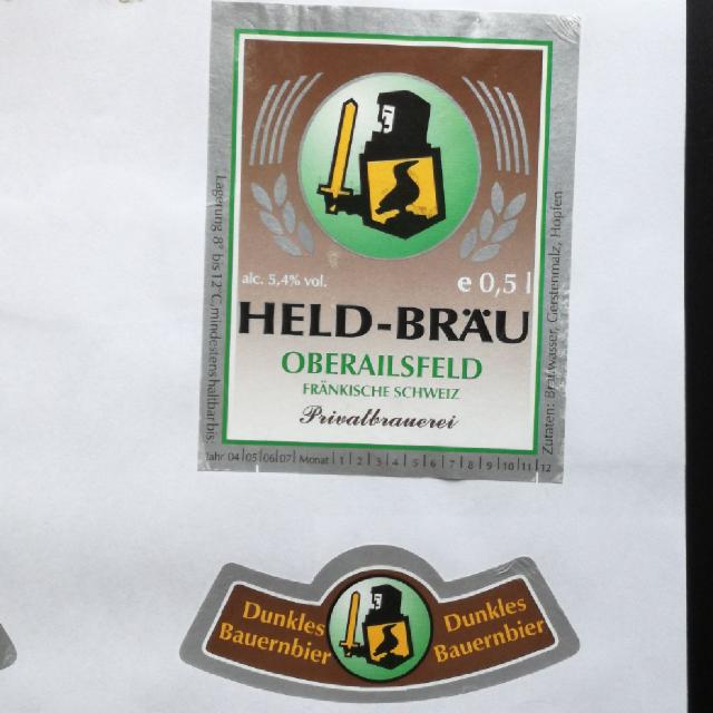 Dunkles Bauernbier 5.4%, Held Bräu, Germany