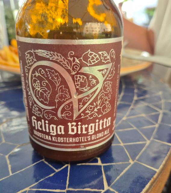 Heliga Birgitta Vadstena kloster hotels blond ale 6.6%, Vreta Kloster Bryggeri, Sweden