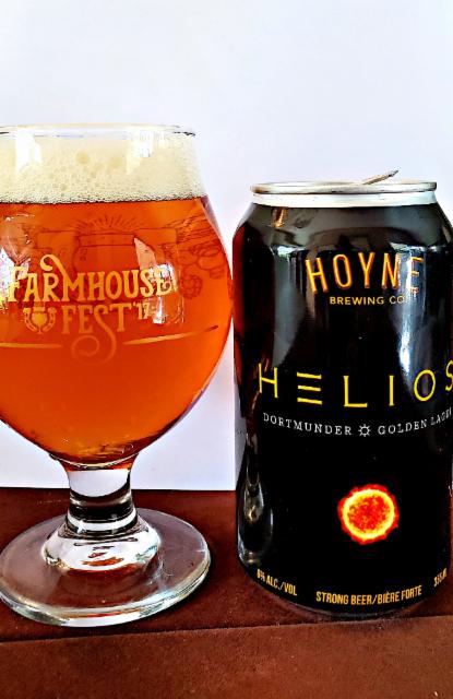 Helios Dortmunder Golden Lager 6.0%, Hoyne Brewing, Canada