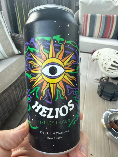 Helios Helles Lager 4.5%, Karbon Brewing Company, Canada