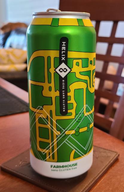 Helix Farmhouse 5.2%, Microbrasserie Nouvelle France, Canada